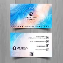 Glossy business cards printed by Rush Order Banners